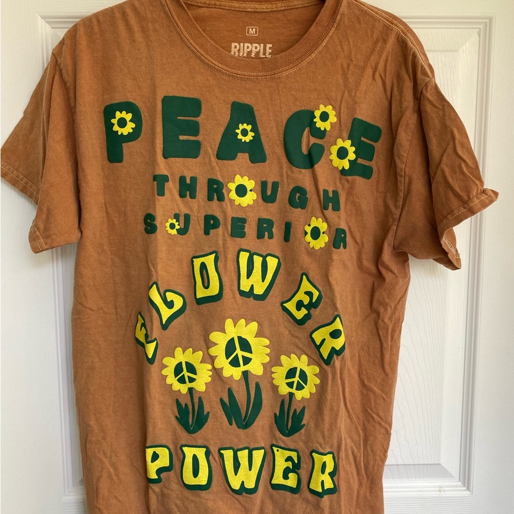 Flower tshirt oversized
